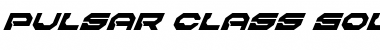 Download Pulsar Class Solid Super-Italic Font
