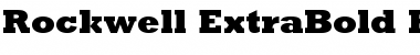 Rockwell-ExtraBold Bold Font
