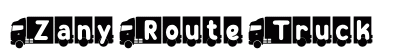 Zany Route Truck (OpenType) Font Preview Zany Route Truck (OpenType) Font Preview