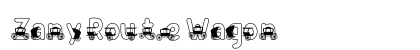 Zany Route Wagon (OpenType) Font Preview Zany Route Wagon (OpenType) Font Preview
