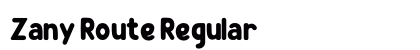 Zany Route Regular (OpenType) Font Preview Zany Route Regular (OpenType) Font Preview