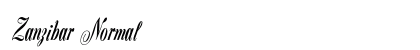Zanzibar Normal (OpenType) Font Preview Zanzibar Normal (OpenType) Font Preview