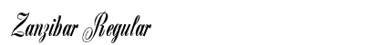Zanzibar Regular (OpenType) Font Preview Zanzibar Regular (OpenType) Font Preview
