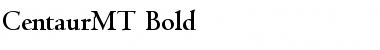 CentaurMT Bold Font