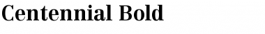 Download Centennial-Bold Font