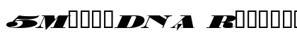 5MetalDNA Regular Font Preview 5MetalDNA Regular Font Preview