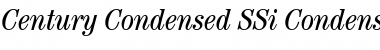 Century Condensed SSi Condensed Italic Font