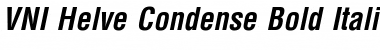 VNI-Helve-Condense Bold-Italic