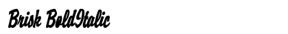 Brisk BoldItalic Font Brisk BoldItalic Font Preview