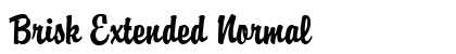 Brisk Extended Normal Font Brisk Extended Normal Font Preview