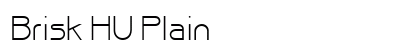 Brisk HU Plain Font Brisk HU Plain Font Preview