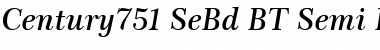 Century751 SeBd BT Font