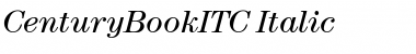 CenturyBookITC Italic