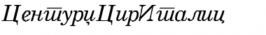 CenturyCirItalic Regular Font