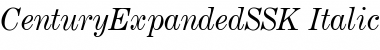 CenturyExpandedSSK Italic Font