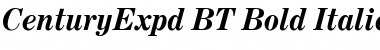 CenturyExpd BT Bold Italic Font