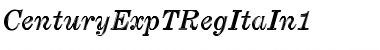 CenturyExpTRegItaIn1 Regular Font