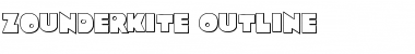 Download Zounderkite Outline Font