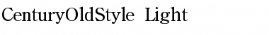 CenturyOldStyle-Light Regular Font