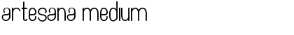 Artesana Medium Font
