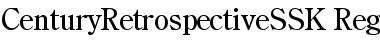CenturyRetrospectiveSSK Regular Font