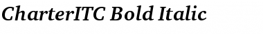 CharterITC Bold Italic