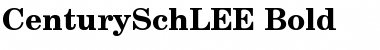 CenturySchLEE Bold Font