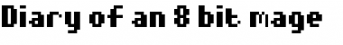 Download Diary of an 8-bit mage Font
