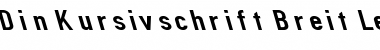 Download Din Kursivschrift Font