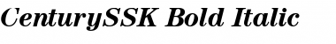 CenturySSK Bold Italic Font
