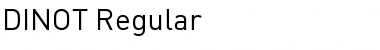 DINOT-Regular Font