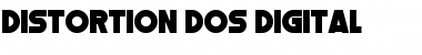 Distortion Dos Digital Regular Font