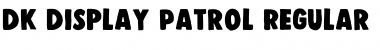 Download DK Display Patrol Font