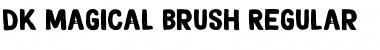 DK Magical Brush Regular Font