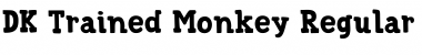 DK Trained Monkey Regular Font