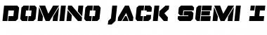 Download Domino Jack Semi-Italic Font