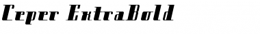 Ceper Ex�Bold Font