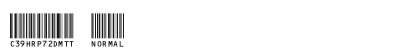 C39HrP72DmTt Normal Font Preview C39HrP72DmTt Normal Font Preview