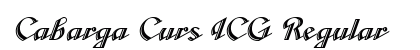 Cabarga Curs ICG Regular Font Preview Cabarga Curs ICG Regular Font Preview