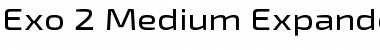 Exo 2 Medium Expanded Font