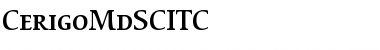 CerigoMdSCITC Medium Font