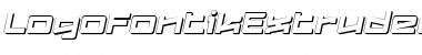 Logofontik 4F Extruded Italic