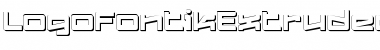 Logofontik 4F Extruded Regular Font