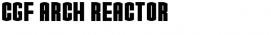 Download CGF Arch Reactor Font