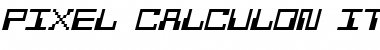 Pixel Calculon Italic