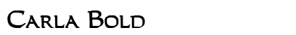 Carla Bold Font Preview Carla Bold Font Preview