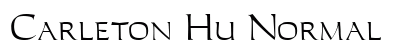 Carleton Hu Normal Font Preview Carleton Hu Normal Font Preview