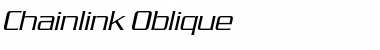 Chainlink Oblique Font