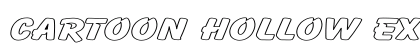 Cartoon Hollow Expanded Regular Font Preview Cartoon Hollow Expanded Regular Font Preview