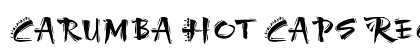 Carumba Hot Caps Regular Font Preview Carumba Hot Caps Regular Font Preview